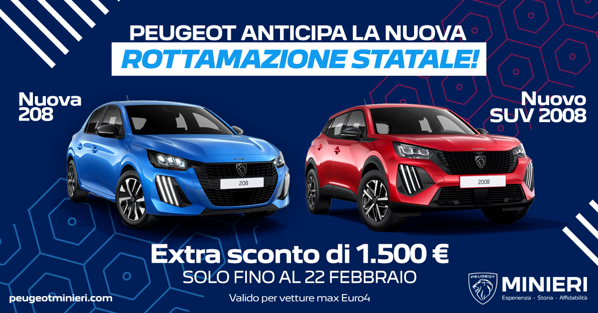 Peugeot anticipa la rottamazione statale!