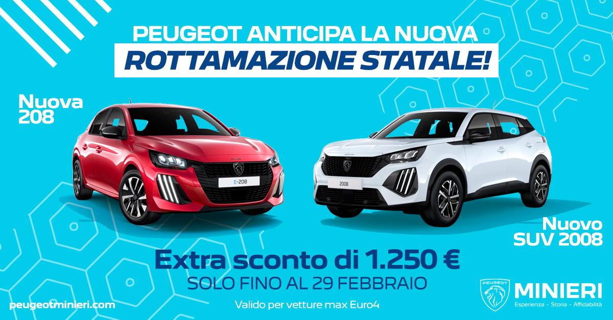 Rottamazione statale anticipata con Peugeot!